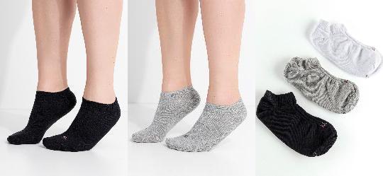 Sapatilha Feminina Kit com 3 pares