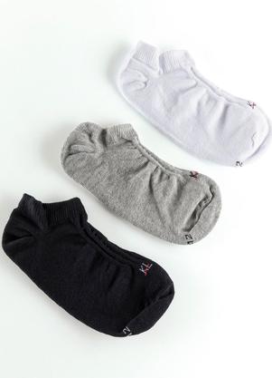 Sapatilha Feminina Kit com 3 pares