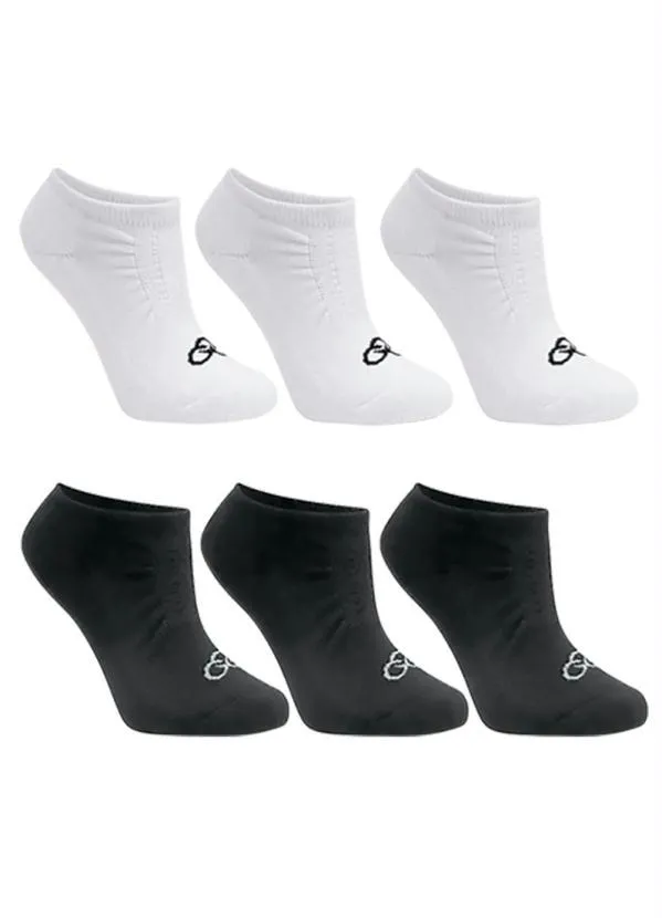 Olympikus - Sixpack Olympikus Meia Cano Curto 33 Ao 38