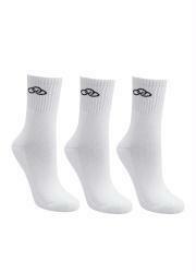 Tripack Olympikus Meia Cano Medio Branco