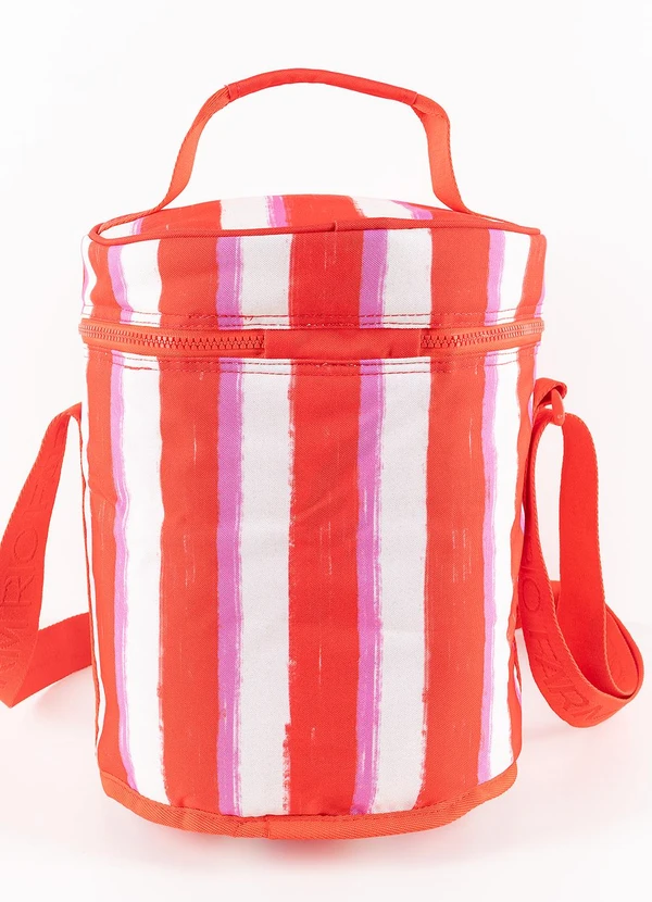 Farm Etc - Cooler Farofa Caju Listrado Rosa 2