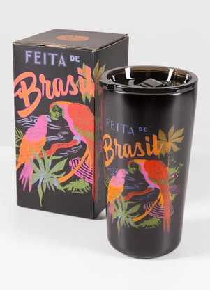 Farm Etc - Copo Glub Feita de Brasil 500 Ml Preto - FARM ETC