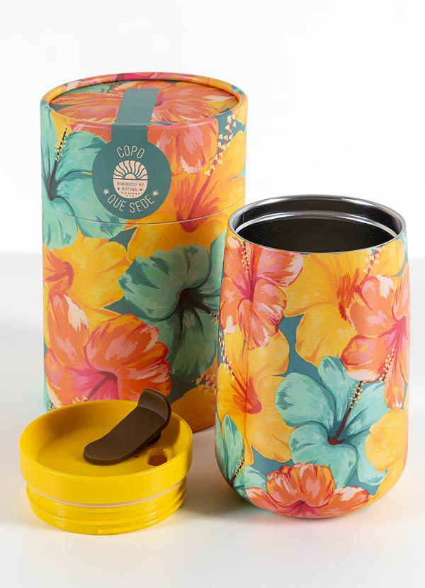 Farm Etc - Copo que Sede Thalia Amarelo 2