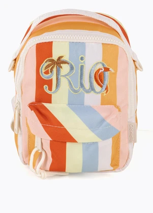 Farm Etc - Mochila Borogodó Rio Tipográfico Silk Off White - FARM ETC
