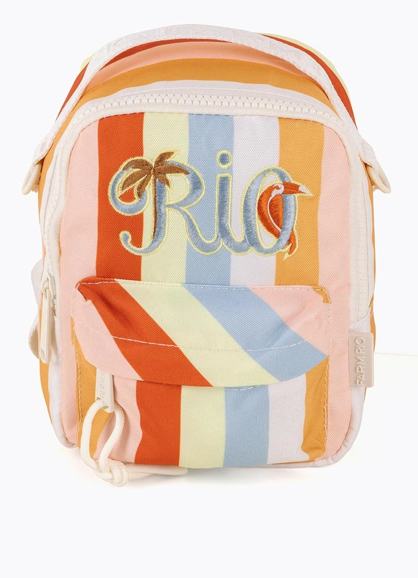 Farm Etc - Mochila Borogodó Rio Tipográfico Silk Off White