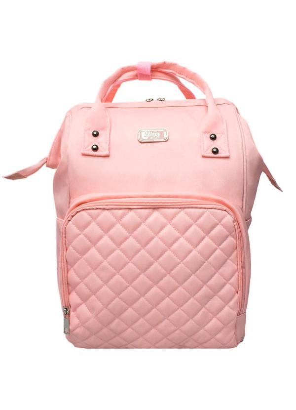 Rovitex - Mochila Maternidade em Poliéster Yins Rosa