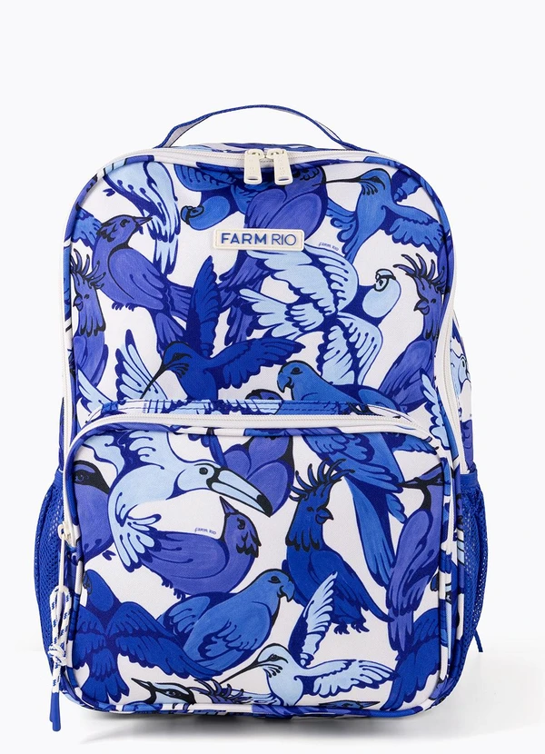 Farm Etc - Mochila Me Leva Passarejo Azul