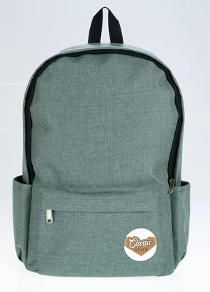 Perfecta - Mochila Verde com Compartimentos Laterais - PERFECTA