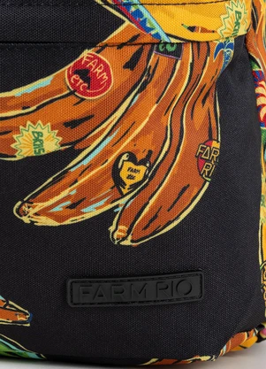 Farm Etc - Mochila Xodó Banana Patch Listra Preto - FARM ETC