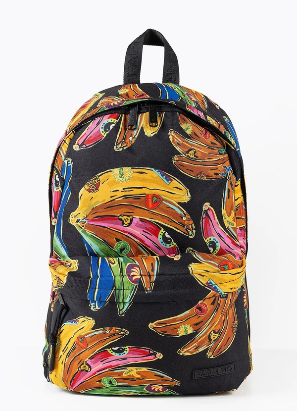 Farm Etc - Mochila Xodó Banana Patch Listra Preto