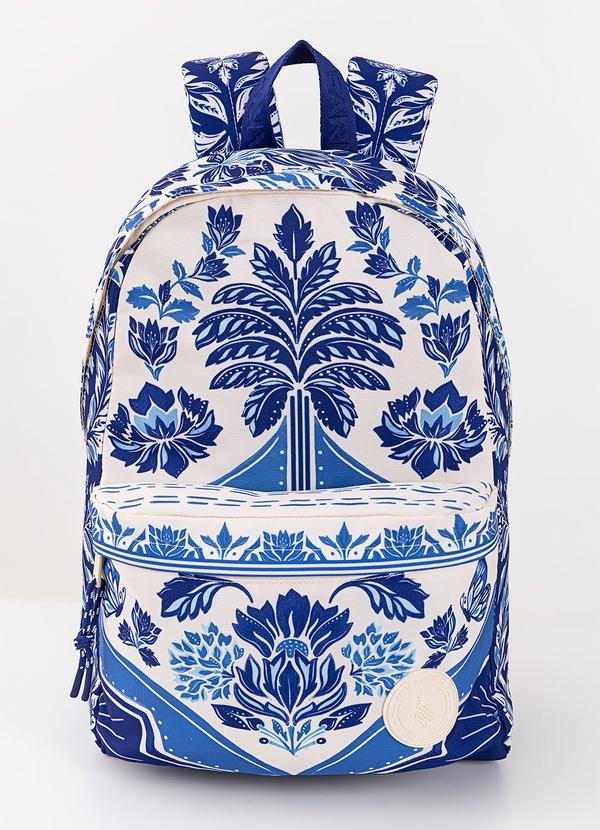 Farm Etc - Mochila Xodó Encanto Tropical Azul 3