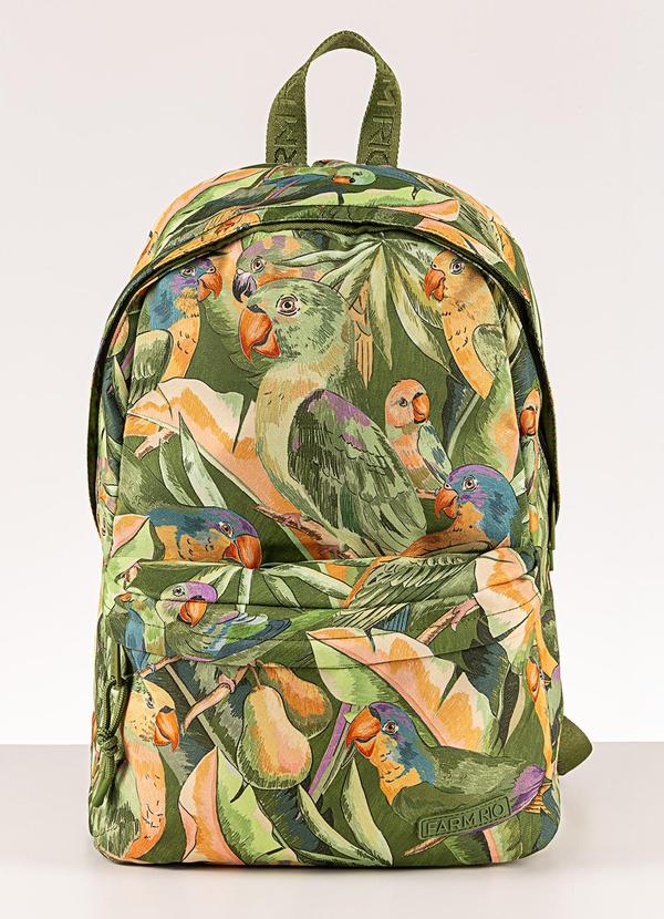 Farm Etc - Mochila Xodó Floresta de Passarinho Verde