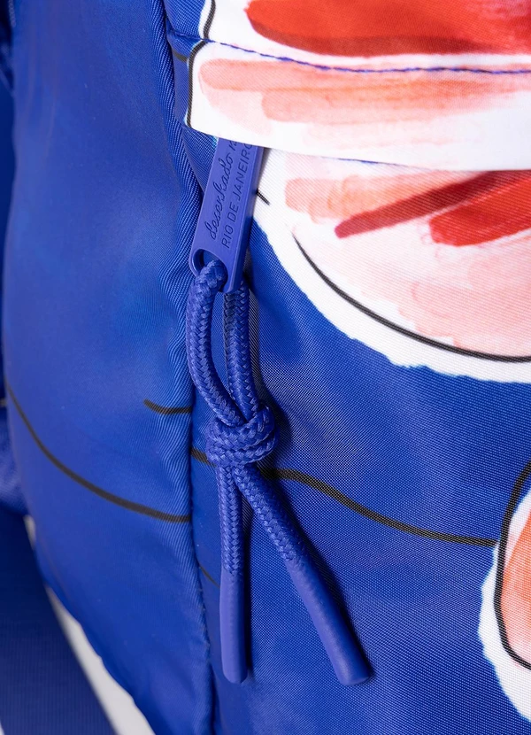 Farm Etc - Mochila Xodó Hibisco de Verão Navy Azul 5