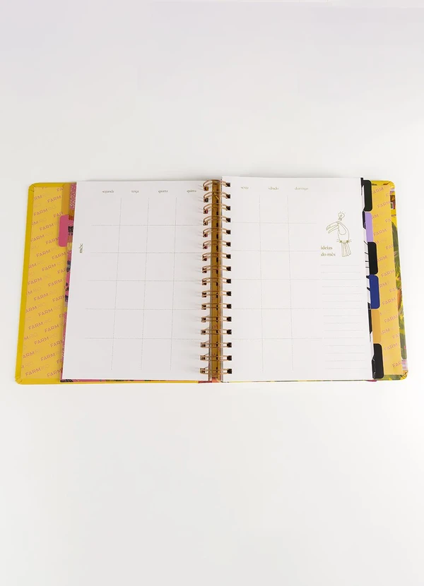Farm Etc - Planner Memorias de Verão Amarelo 9