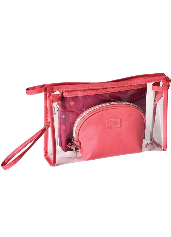 Rovitex - Kit 3 Nécessaires Roxo