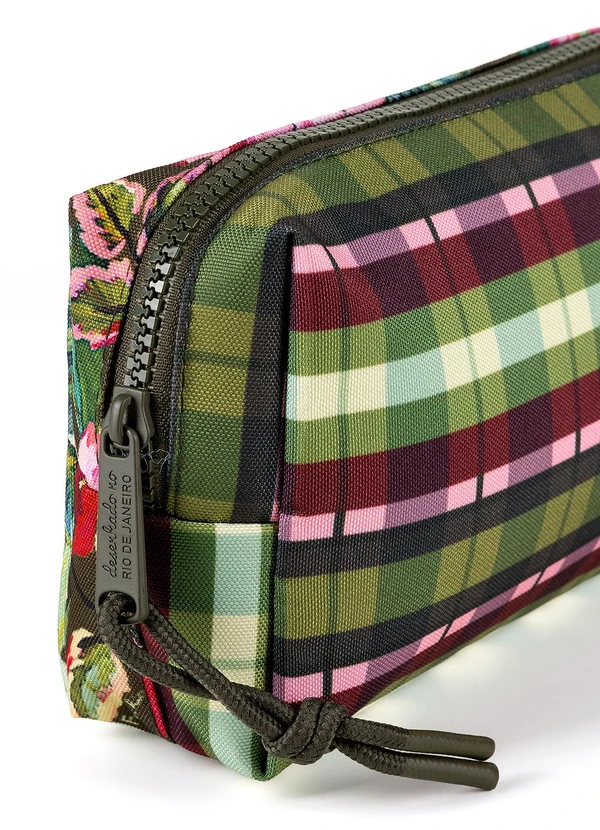 Farm Etc - Maxi Necessaire Ora Bolas Painted Flowers Verde 3