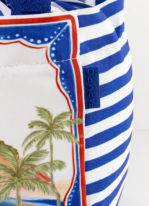 Farm Etc - Maxi Necessaire Ziriguidum Selo Praiano Azul 3