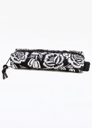 Farm Etc - Mini Necessaire Ora Bolas Floral Caju Preto - FARM ETC