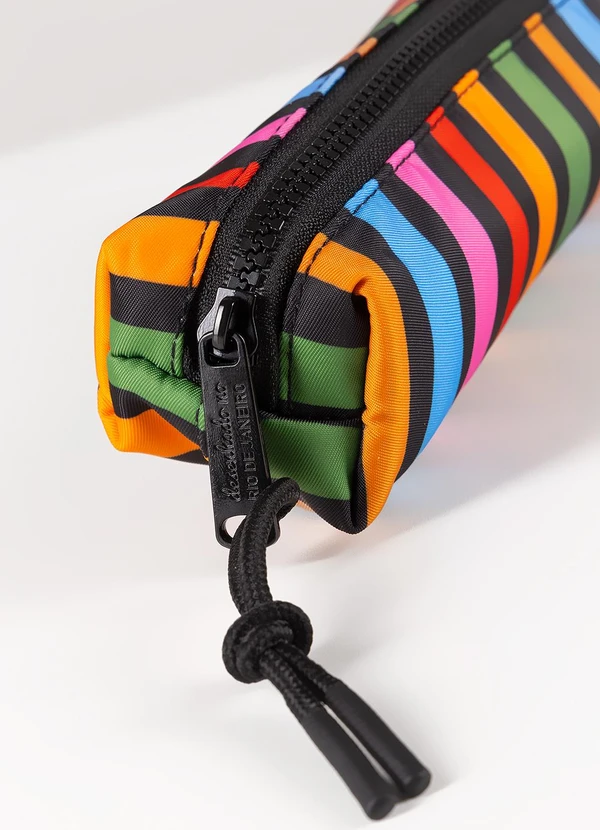 Farm Etc - Mini Necessaire Ora Bolas Striped Preto 2