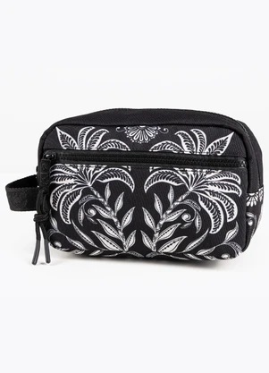 Farm Etc - Necessaire Amô Coqueiro Sereno Preto - FARM ETC