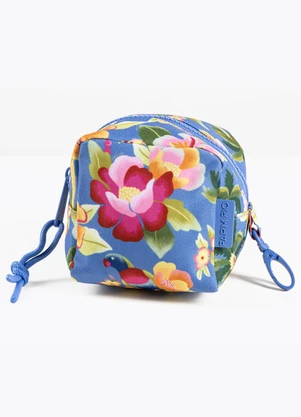 Farm Etc - Necessaire Caçula Floral Havaiano Azul - FARM ETC