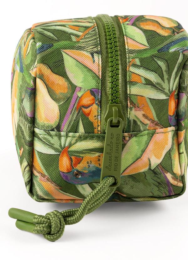 Farm Etc - Necessaire Caçula Floresta Passarinho Verde 3