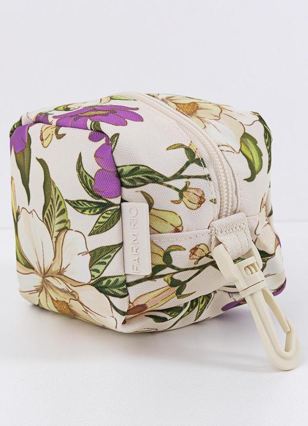 Farm Etc - Necessaire Caçula Pássaro em Flor Off White 2