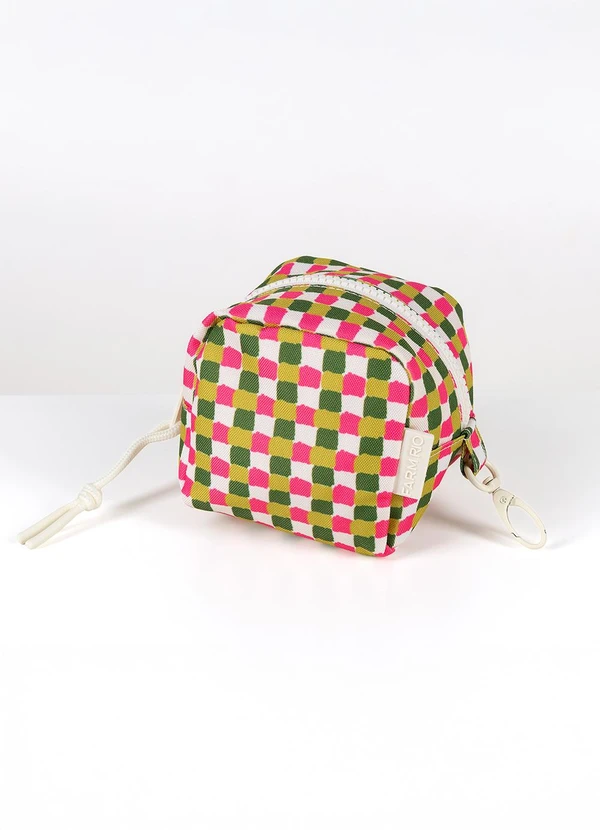 Farm Etc - Necessaire Caçula Quadriculado Verde