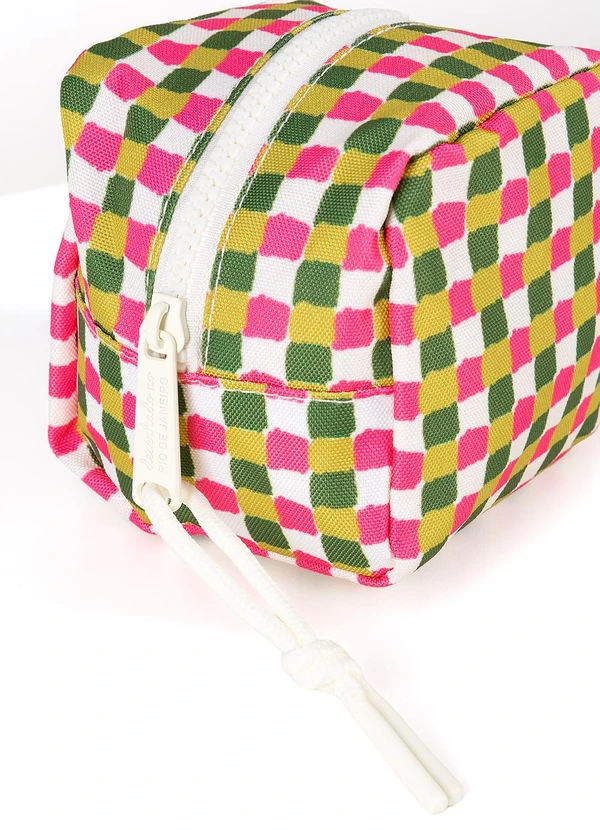Farm Etc - Necessaire Caçula Quadriculado Verde 2