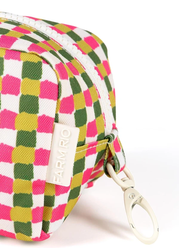 Farm Etc - Necessaire Caçula Quadriculado Verde 3