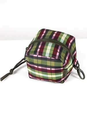 Farm Etc - Necessaire Caçula Xadrez Verde - FARM ETC