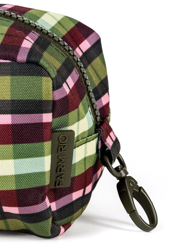 Farm Etc - Necessaire Caçula Xadrez Verde 3