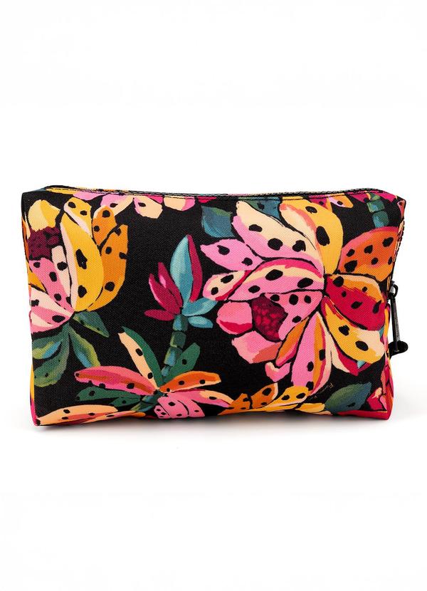 Farm Etc - Necessaire Ora Bolas Flor de Banana Preto 2