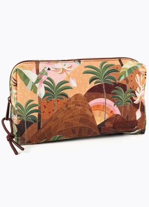 Farm Etc - Necessaire Ora Bolas Rio de Mosaico Marrom - FARM ETC