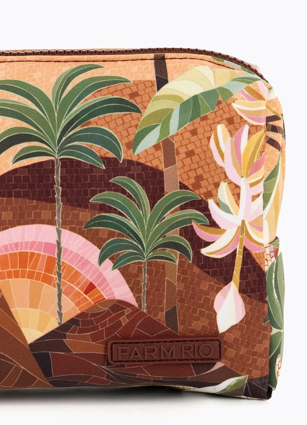 Farm Etc - Necessaire Ora Bolas Rio de Mosaico Marrom 4