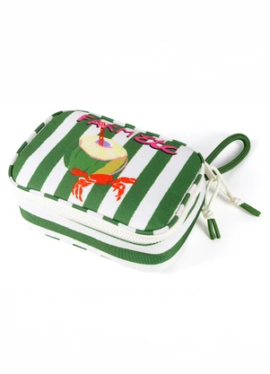 Farm Etc - Necessaire Xerô Lenço Comida de Praia Verde - FARM ETC