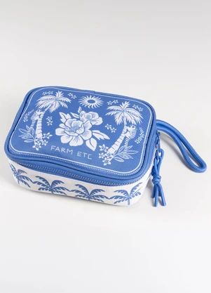 Farm Etc - Necessaire Xerô Lenço Tropical Azul - FARM ETC