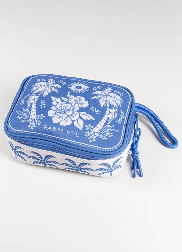 Farm Etc - Necessaire Xerô Lenço Tropical Azul