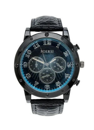 Mundo Lar - Relógio Masculino Redondo Preto 1 Peça - MUNDO LAR