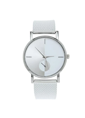 Mundo Lar - Relógio Redondo Prata 1 Peça - MUNDO LAR