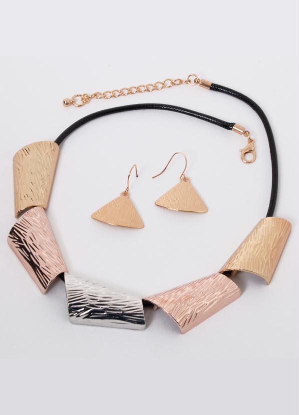 Quintess - Conjunto de Metais Texturizados Metalizado 3