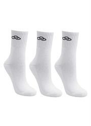 Tripack Olympikus Meia Cano Medio Branco