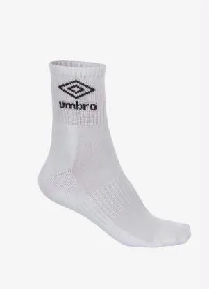 Tripack Unisex Umbro Cano Alto (Branco) - UMBRO