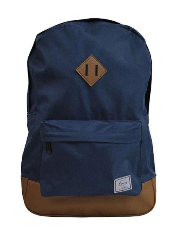 Rovitex - Mochila com Bolso Frontal Yins Azul