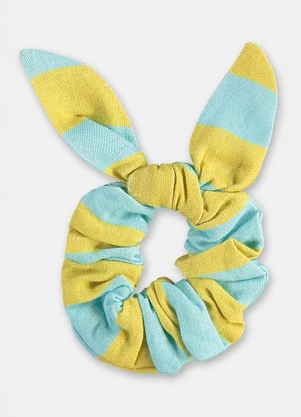 Três e Já - Amarrador de Cabelo em Viscolinho Verde - TRÊS E JÁ