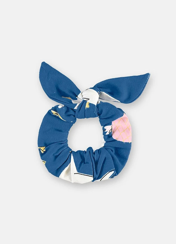Três e Já - Amarrador Infantil Cabelo Duquesa Azul 2