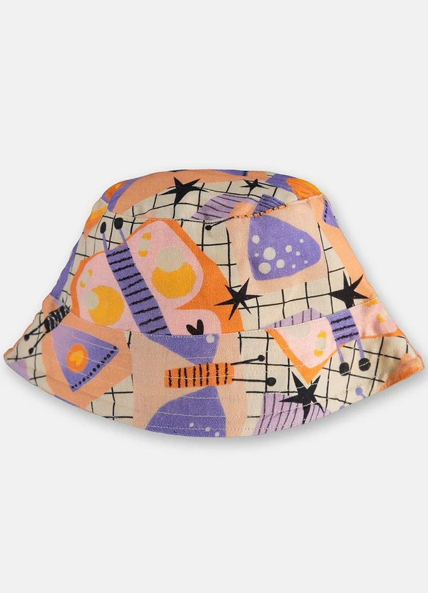 Três e Já - Chapéu Unissex em Viscolinho Branco 2