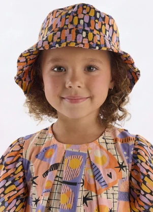 Chapéu Unissex em Viscolinho Três e Já Preto - TRÊS E JÁ