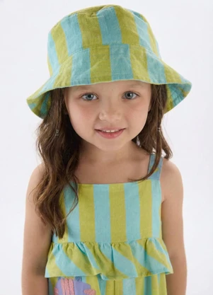 Chapéu Unissex em Viscolinho Três e Já Verde - TRÊS E JÁ