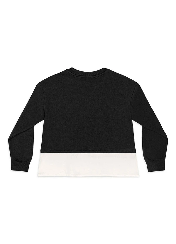 Quimby - Conjunto Blusão Laço Legging Xadrez Preto 4